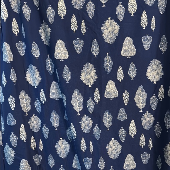 LuLaRoe Dream Collection Navy and White Nightgown - Picture 4 of 5